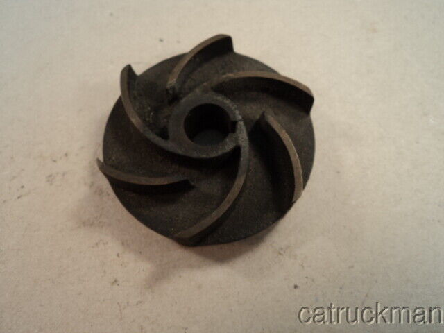 Unused 2-1/8" OD Brass Centrifugal Pump Impeller  -  probably coolant pump