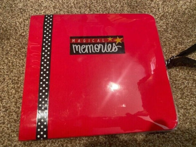Creative Imaginations Album 8x8 Disney Mickey Mouse Red Photo Album New