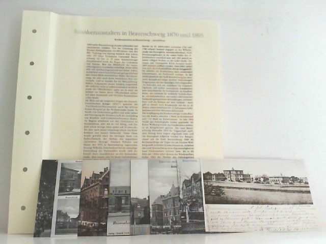 Krankenanstalten In Braunschweig 1870 Und 1895. Reihe: Braunschweig Edition. Hie