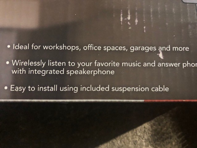 WORK LIGHT LED 4 BLUETOOTH SPEAKER WORK LIGHT BRAND NEW RETAILS 89.98