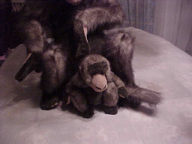 Sitting Monkey Mother & Baby 19