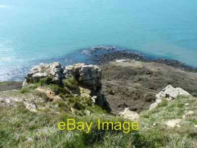 Photo 6x4 Looking down from Houns-tout Cliff Kingston A view towards Egmo c2013