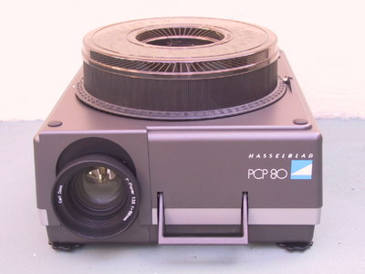 Hasselblad PCP-80 Slide Projector, 150mm Lens, 80 Tray / 110