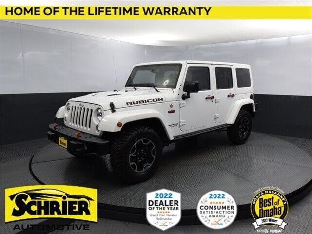 2016 Jeep Wrangler Unlimited Rubicon 48,672 Miles Bright White Clearcoat 4D Spor
