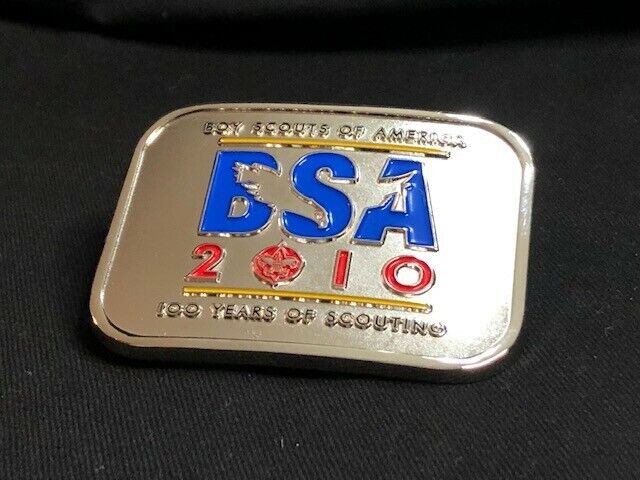 2010 BSA100 Years of Scouting Commemorative Belt Buckle Boy Scouts of America
