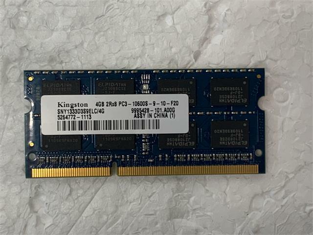 Kingston 4GB 2RX8 PC3-10600S Memory RAM Module 5264772-1113 Kingston 4GB 2RX8 PC3-10600S Memory RAM Module 5264772-1113