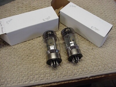 Electro Harmonix 6550 EH Matched Pair of Vacuum Tubes  Tested  STRONG RUSSIA