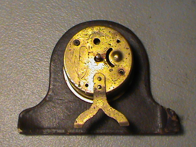 Vintage Buechley's Lumber Yards Advertising Mantle Clock Cardboard Hamburg, PA