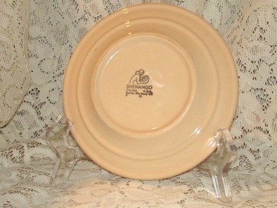 Tan w/Maroon Ring Restaurant Ware 6.5