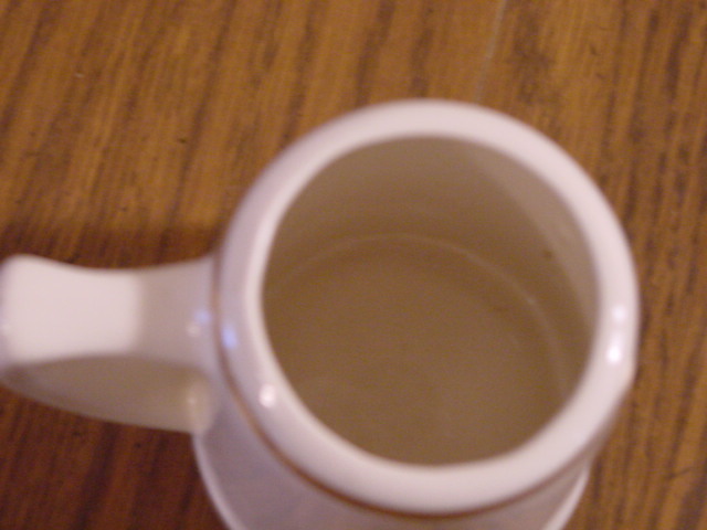 GOLDEN NUGGET CERAMIC MUG HANDLED BEER CUP LEWIS BROS TRENTON NEW JERSEY