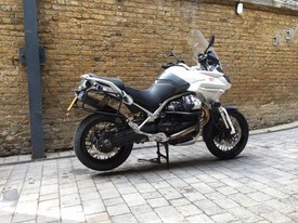 2009 Moto Guzzi Stelvio 1200 - - luggage rack, touring screen, heated grips, sensible offers.