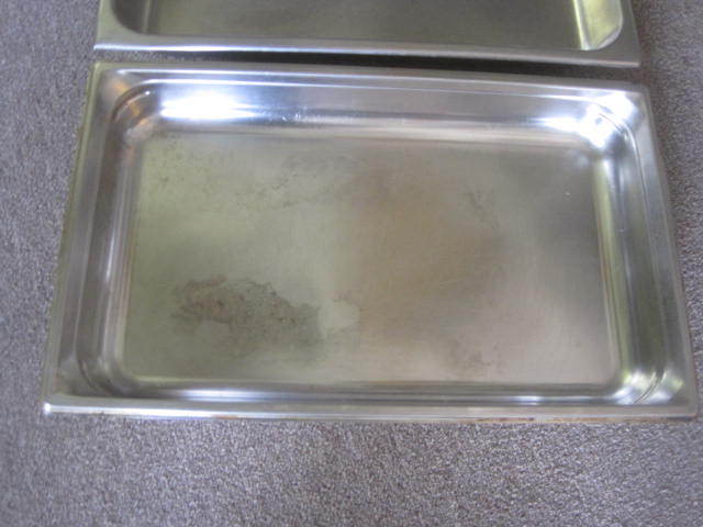 Lot of 2 -  Stainless Steel Steam Table Pans  21