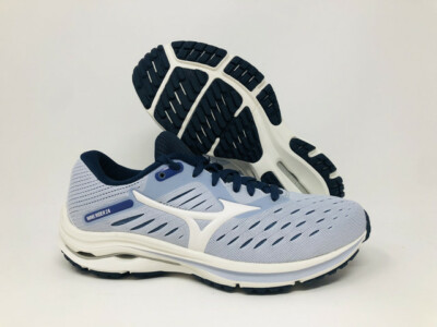 Женские беговые кроссовки Mizuno Wave Rider 24, Arctic Ice/Snow White, 6,5 B(M) США