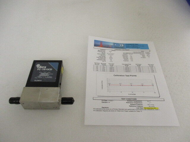 Aera FC-7810CD, N2O, 5 SLM, MFC, Mass Flow Controller (Calibrated). 422512