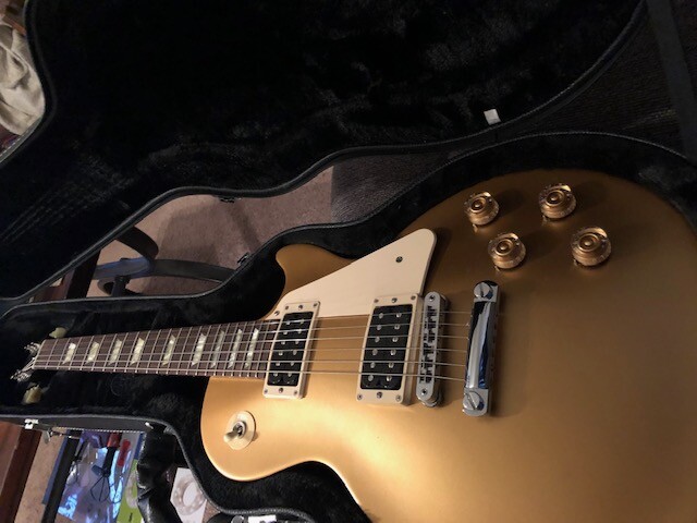 Gibson Les Paul 50s Tribute 2016 T Satin Gold Top / Dark Back