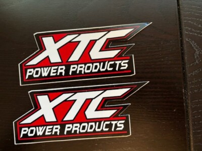 XTC POWER PRODUCTS 2PC STICKER SET BAJA1000 NORRA1000 MINT400 LUCAS OIL RACING
