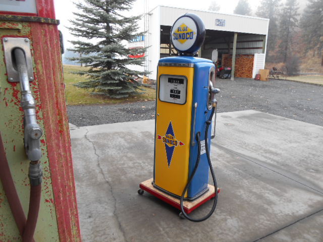 vintage gas pump