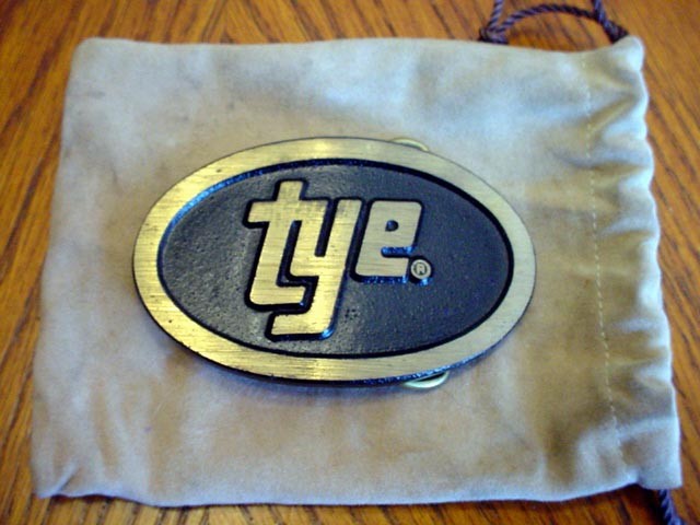 “Tye” Belt Buckle – Solid Brass – 1987 Limited Edition – Provo Utah