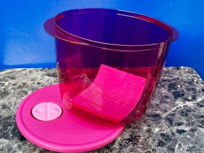 Tupperware Rock N Serve Microwaveable Container 3 1/2Q /  3.3L Different  Color