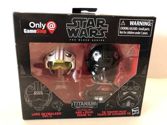 STAR WARS BLACK SERIES HELMETS LUKE SKYWALKER RED 5  TIE FIGHTER PILOT NEW