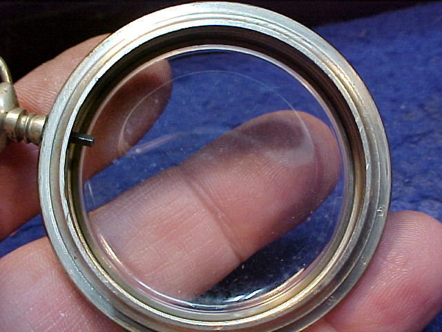 18s Silverode OF  pocket watch stem or lever set THIN