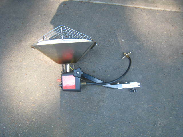 BIG COLEMAN POWERMATE 45,000 BTU PROPANE RADIANT HEATER CAMPING,HUNTING NICE SEE