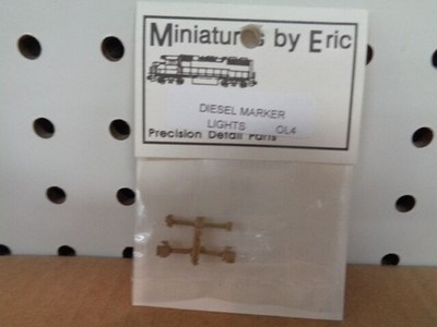 Miniatures by Eric O Scale Detailing Parts: Diesel Marker Lights (2)