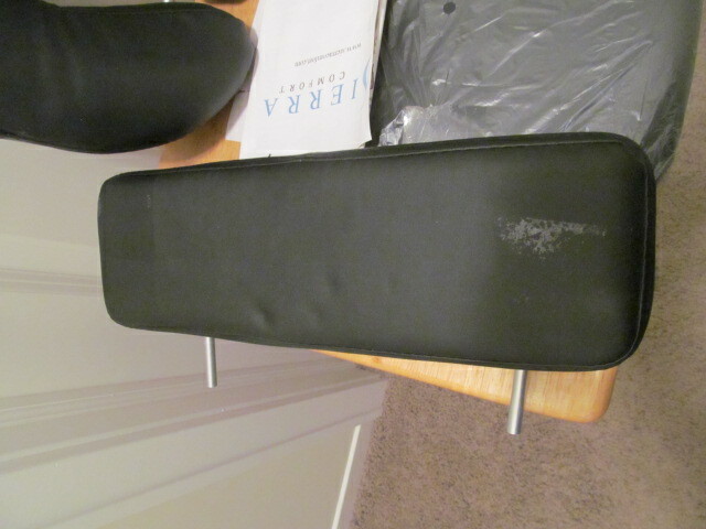 Sierra Comfort Massage Table parts: Face cradle, armrest and bolster