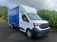 RENAULT MASTER CURTAINSIDE LUTON FC TAIL LIFT LWB L3 CHASSIS CAB
