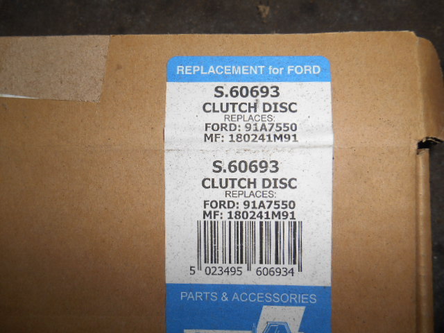 Clutch disc for Ferguson TO-35, TEA-20 and Massey Ferguson 35