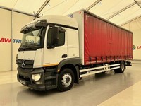 Mercedes Actros 1824 4x2 Sleeper Cab Curtainsider