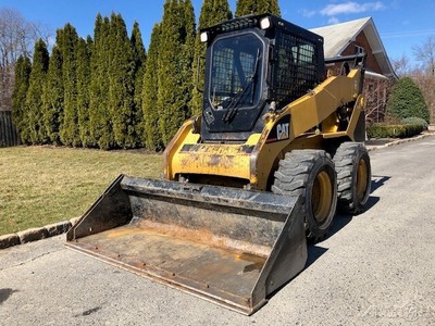 2004 Caterpillar 242 Skid Steer Loader Rubber Tire Diesel Cab Cat Wheel Tractor