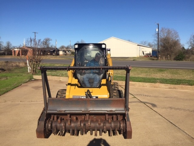 2008 Caterpillar 272C Skid Steer Loader with Mulcher Attachment