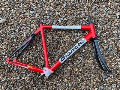 Bianchi 1885 - Alu Carbon Frameset + Extras
