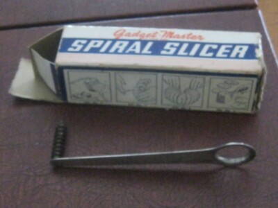 Vintage SPIRAL SLICER Gadget-Master Popeil Bros. with Box