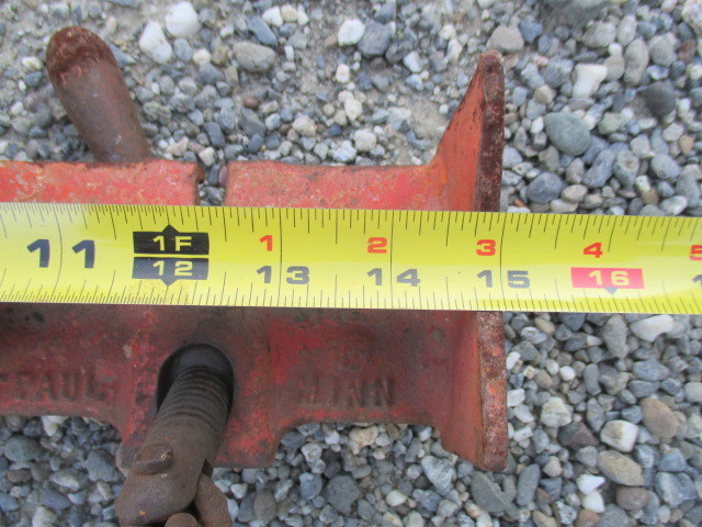 A JEWEL # 1 RIDGID STRAIGHT CHAIN VISE CLAMP WELDING WELD WELDER PIPE 461