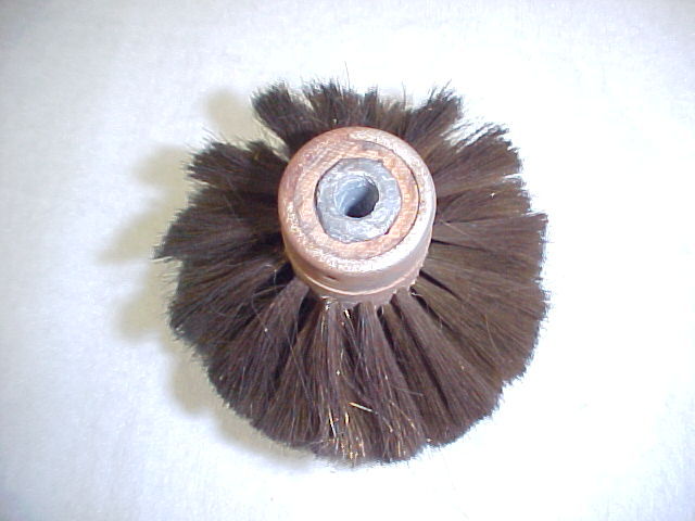 Goblet Brass Wire Scratch Brush, 3 ½” - Used