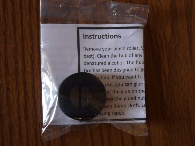 REALISTIC TR-3000 Replacement PINCH ROLLER TIRE NEW! plus bonus