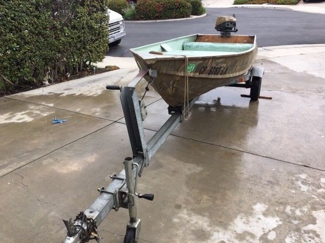 Sea Nymph boat with Trailer and Engine - 11.5 feet long
