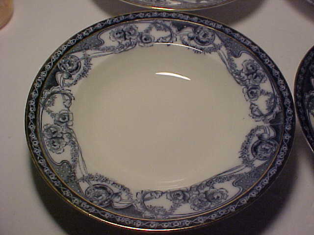 4 Royal Staffordshire Flow Blue Renown 9