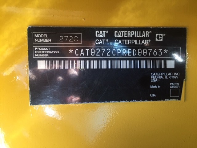 2008 Caterpillar 272C Skid Steer Loader with Mulcher Attachment