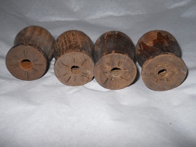 Lot of 4 Vintage Wooden Finals 2