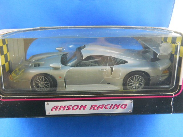 アンソン　ANSON Porsche 911 GT2 ミニカー 1/18 ANSON Racing Porsche 911 GT2 No 55 ANTERA Black And Yellow