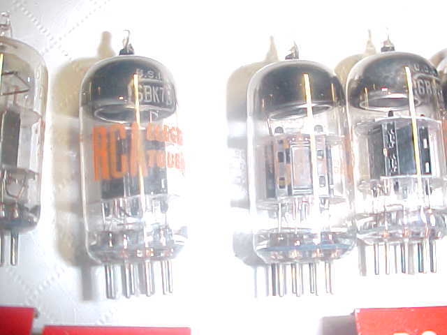 5 NOS NIB  RCA 6BK7 B Medium Mu Twin Triode Audio Amp Hi Fi Stereo Vacuum tubes