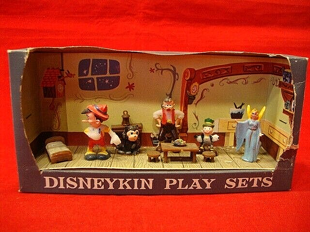 MARX TOY disneykins ピノキオ プレイセット　1961年 DISNEYKIN PLAY SETS-PINOCCHIO in Original Box -MARX Toys WDP