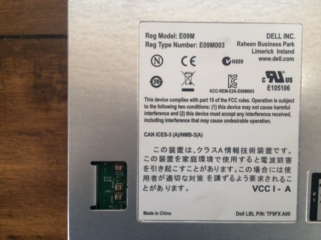 DELL 0DCY2N PS4100/6100 CONTROL MODULE 15 E09M003