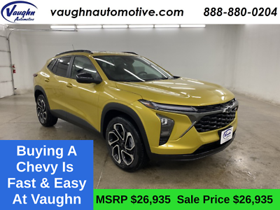 2024 Chevrolet Trax 2rs 3 Miles Nitro Yellow Metallic 4d Sport Utility