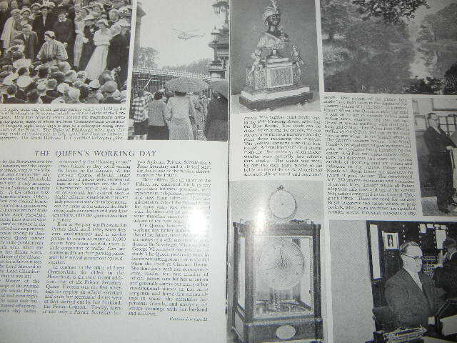 BUCKINGHAM PALACE + TOWER of LONDON BRITISH MONARCHY ROYALTY VINTAGE 1950's  (#2