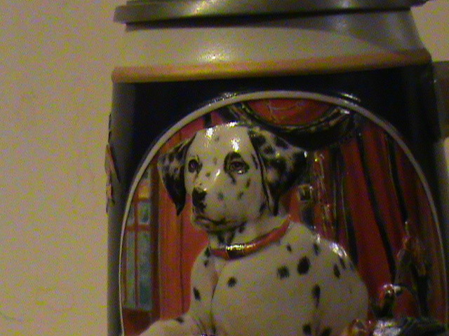 Budweiser DALMATION Dogs BEER STINE