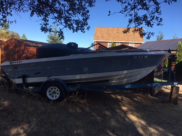 1985 Century Mustang II Fishing Boat w Trailer, Greenwood CA No Fees, No Reserve